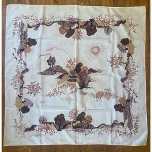 Vintage cotton scarf by Mary Quant